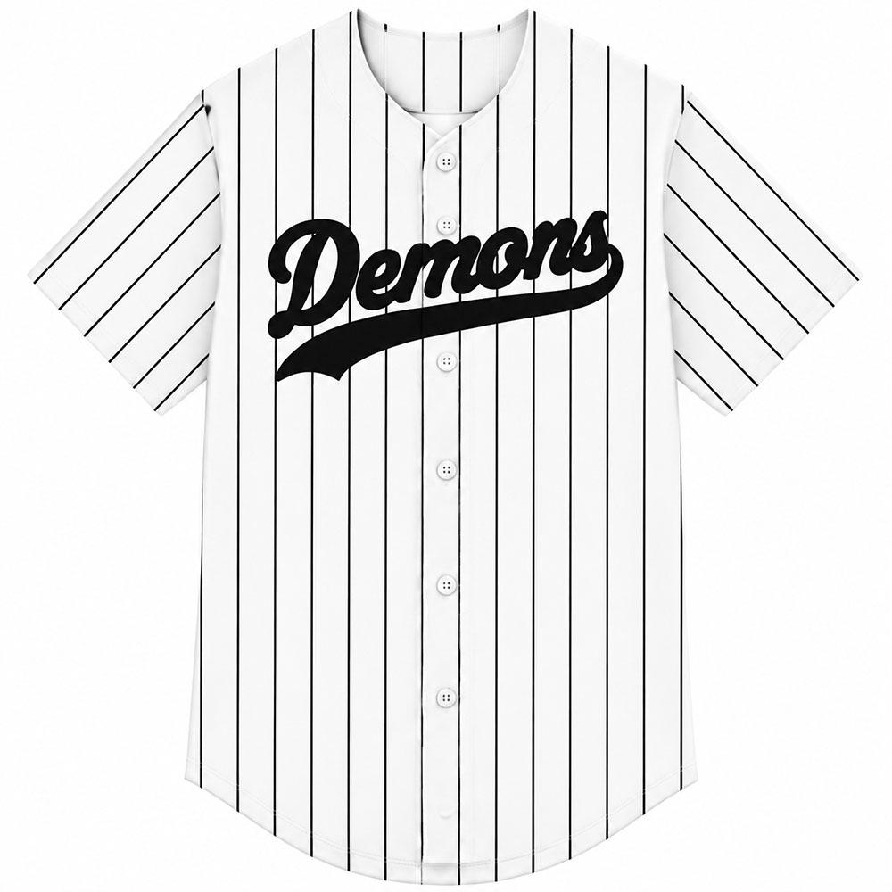 Men Women Clothing Joji Demons 00 Baseball Jersey Short Sleeve Summer Button Up Shirt Casual Fashion Design Graphic Merch Tops