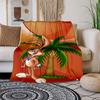 "Looney Tunes Bugs Bunny Palm Tree Phone Case Cover"Blanket Flannel Throw Blanket for Sofa, Bed, Travel, Camping, Office