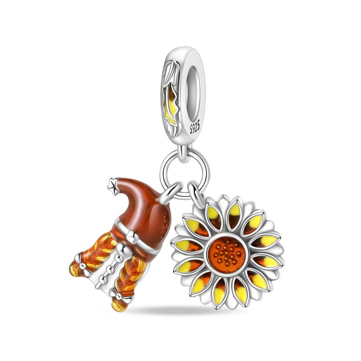 

Autumn Pumpkin Squirrel Peacock Bead Components Charm Bead Component Copper Metal Plated Compatible With Charm Bead Components Copper Metal Authentic