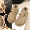 Thick-soled snow boots winter new velvet thickened warm cotton shoes bread shoes Birkenstocks