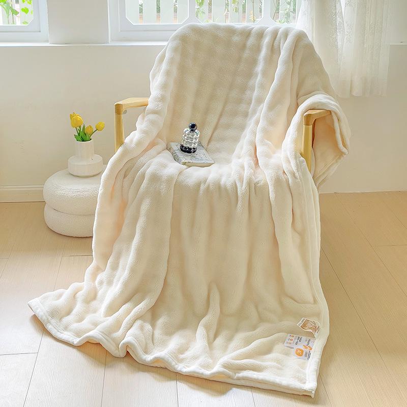 Cross-border Milk Fleece Flannel Nap and Gift Blanket