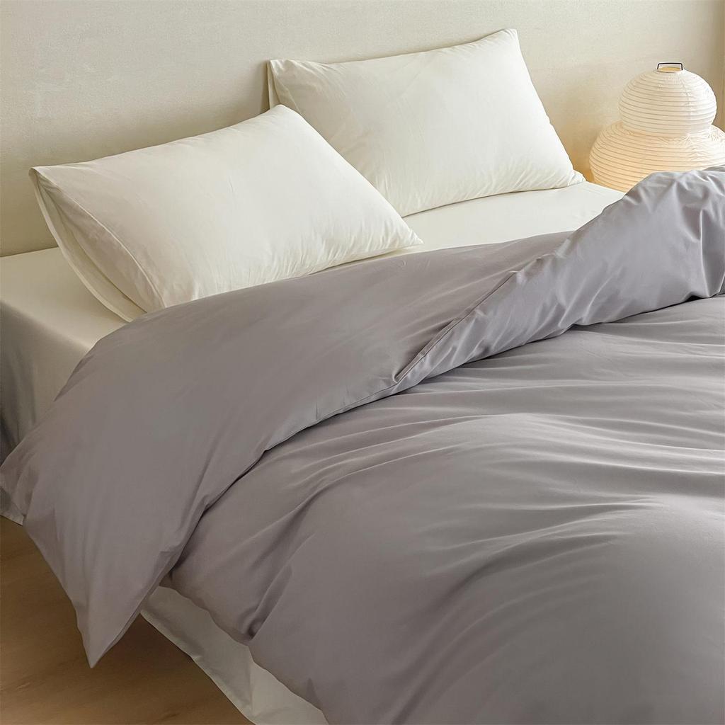 Solid Color Washed Cotton Duvet Cover, Single Item, 100% Cotton, Available In Sizes 150x200 & 200x230