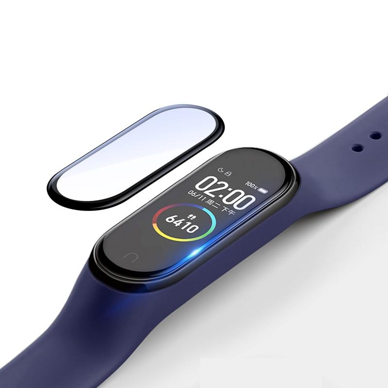 Verre 3D pour Xiaomi mi band 5 4 6 protecteur d'écran souple sur Xiami Mi band band5 Miband5 couverture pour Xiomi mi band 5 Film