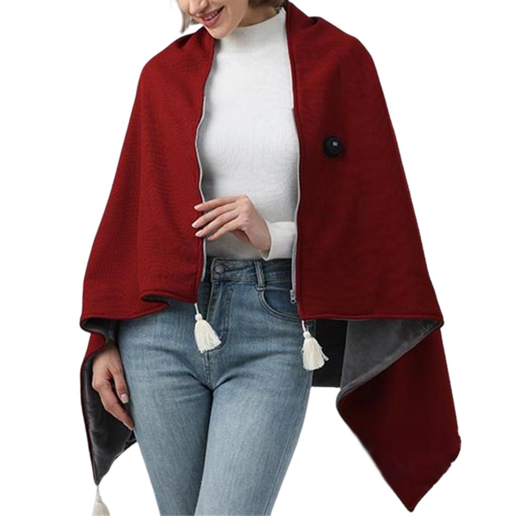 Wearable USB Blanket For Travel Camping USB Powered Relaxing Study