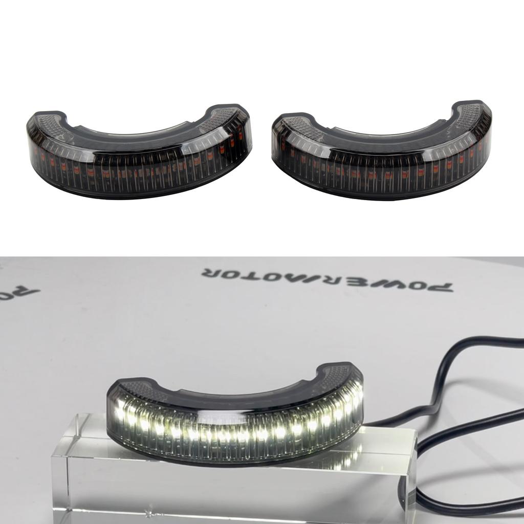 Motorcycle LED Turn Signal Light for BMW Honda Suzuki Kawasaki Front Shock Turn Signal Universal Motocross Street Racing