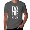 Aoc Tax The Rich Retro Vintage Anti Tshirt Lightweight Basic Short Sleeve Shirt
