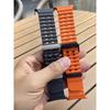 Original Band FOR Samsung Galaxy Watch Ultra 47mm Accessories Marine Silicone Sport Bracelet Correa Galaxy Watch 7 Ultra Straps