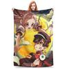 Kawaii Hanako Kun Japanese Blanket Travel Office Flannel Throw Blanket For Home Decor Warm Soft Quality Bedspread Gift Idea