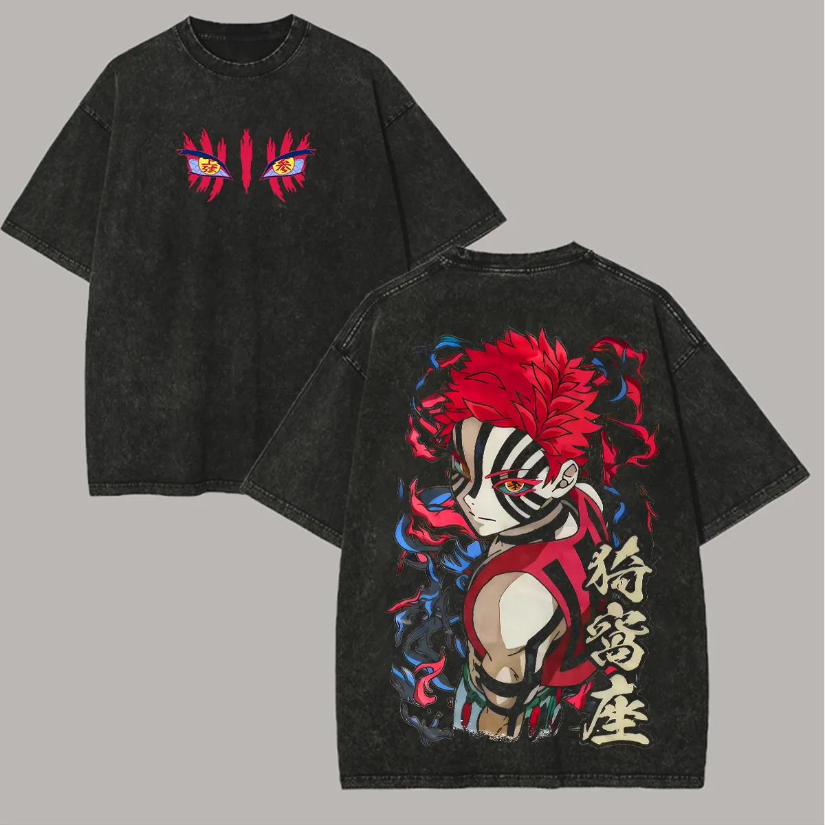 

Men s Printed T-Shirt Kimi No Taisho Retro Wash Short Sleeve T-Shirt Summer Daily Wear for Anime Enthusiasts 3XL