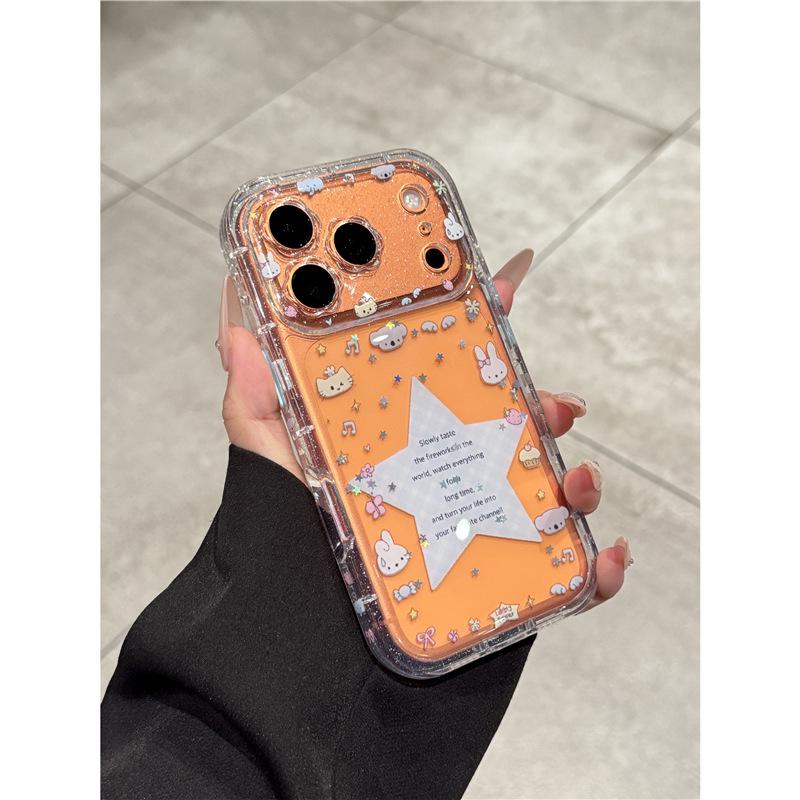 Compatible with Apple iPhone 17 Pro Max: Transparent Case with Small Animal Designs