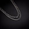 Korean ins trend simple chain necklace female, versatile personality geometric multi-layer necklace neck chain collarbone chain