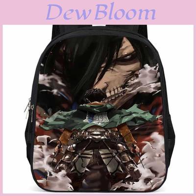 Attack On Titan 15 Inch Large Capacity Lightweight Oxford Cloth School Backpack