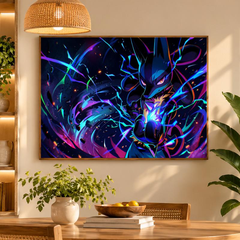 5D Diamond Painting Greninja DIY Full Drill Diamond Art Kit Home Decoration