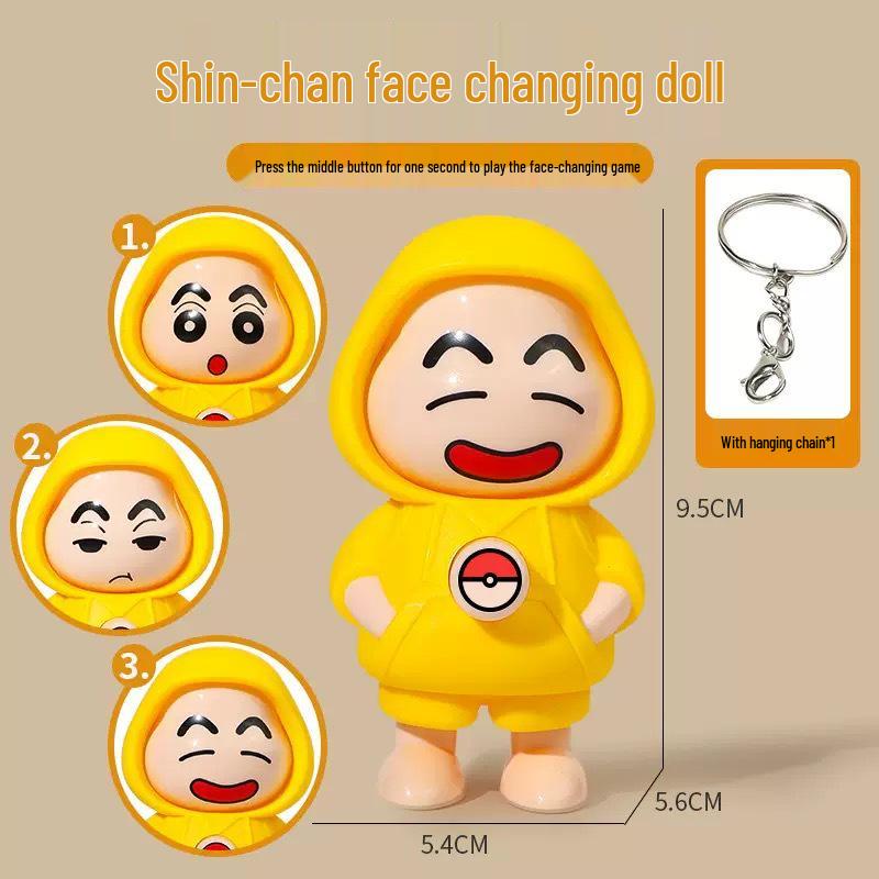 

Іграшка емодзі, що змінює обличчя Незхи: Веселий, Креативний Кулон на Тему Дитини-Демона, що Збурює Море Individual OPP Bag