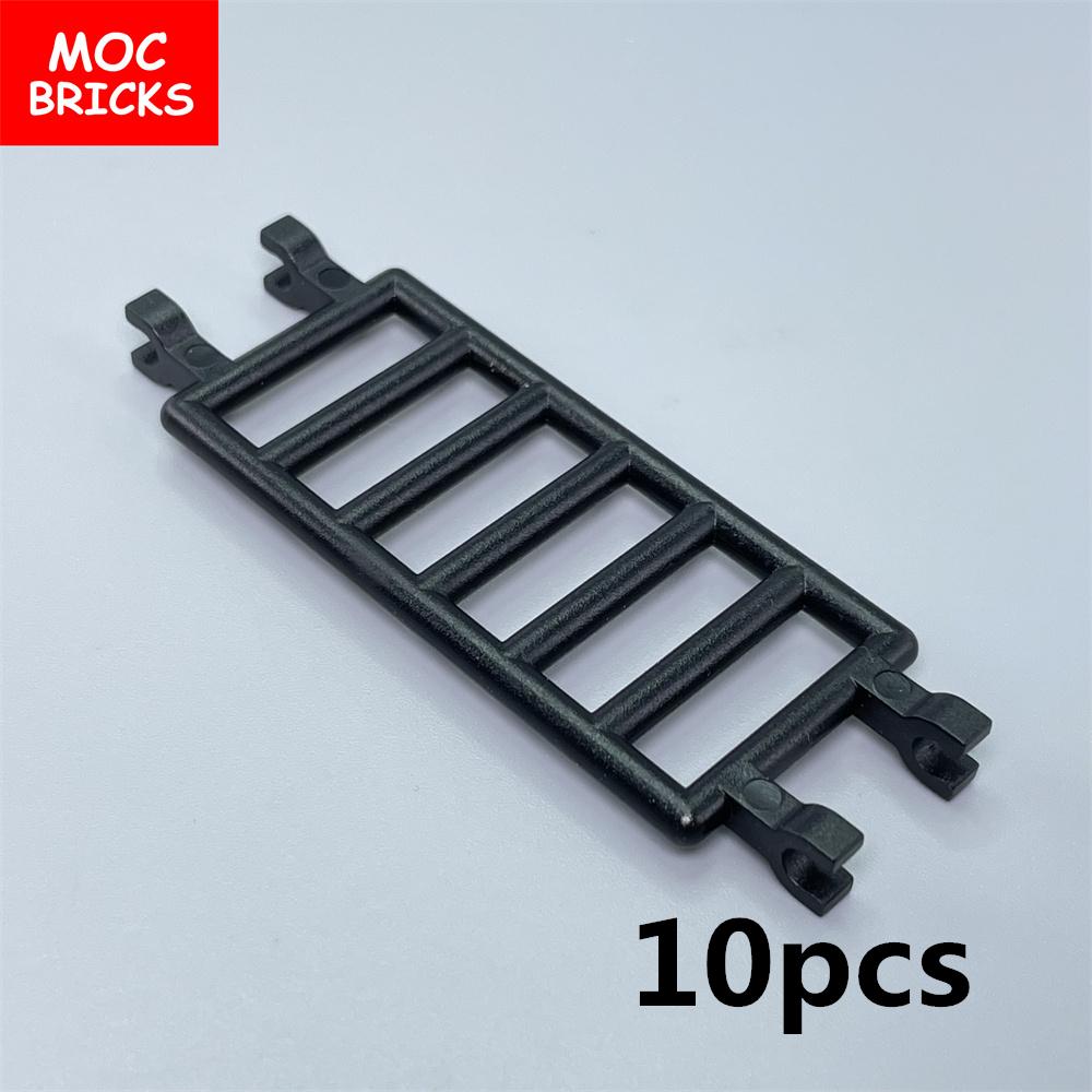 

MOC Bricks Fence Ladder Rail 7 x 3 30095 1x4X6 6020 Constructing Blocks Components DIY Educational Bulk Toys Dolls
