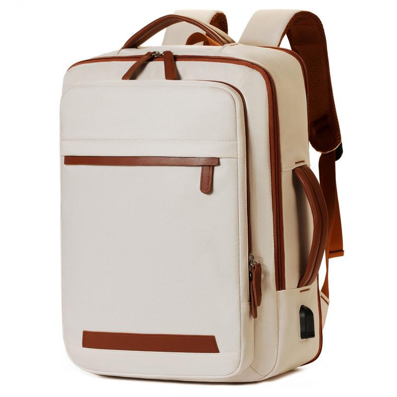 Schoolbag New Business Backpack Large Capacity Multifunctional Travel Practical Backpack Simple Commuter Leisure Computer Bag