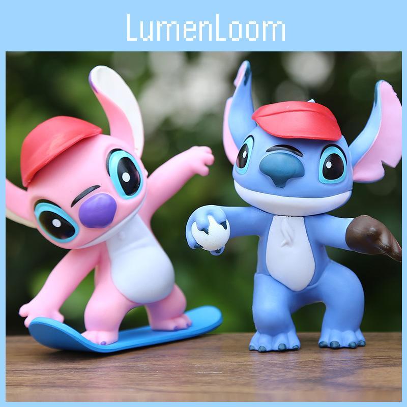 Lilostitch Cartoon Actionfigur Modell Puppe Desktop Dekorationen Ornamente