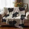 Crayon Golden Star Anime Cartoon Flannel Blanket Soft Warm Throw for Bedroom Sofa Car Kids Holiday Gift