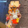 Cute Miffy Rabbit Keychain Doll Cutegirlish Anime CartoonCreative Diy Keychain Schoolbag Couple Gift