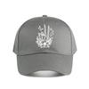 Oversized Gothic Floral Skeleton Print Baseball Cap Fashion Unisex Sunhat Womens Outdoor Sports Snapback Cap