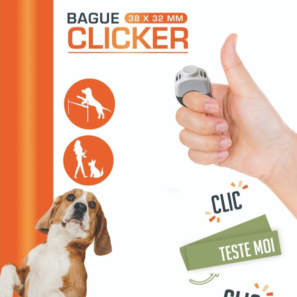 [Haustiertrainingsgerät] Clicker zum Trainieren von Hunden, Katzen, Pferden, Vögeln, Fischen, Kaninchen | Ringförmig