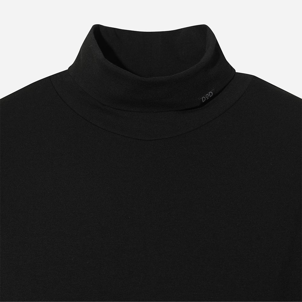 DOD Mock Neck Long Sleeve T-Shirt (Black)