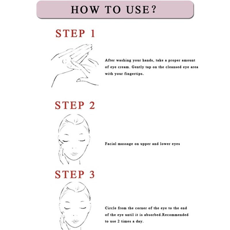 Red Ginseng Eye Cream Snail Essence Anti Aging Eye Cream Moisturizer