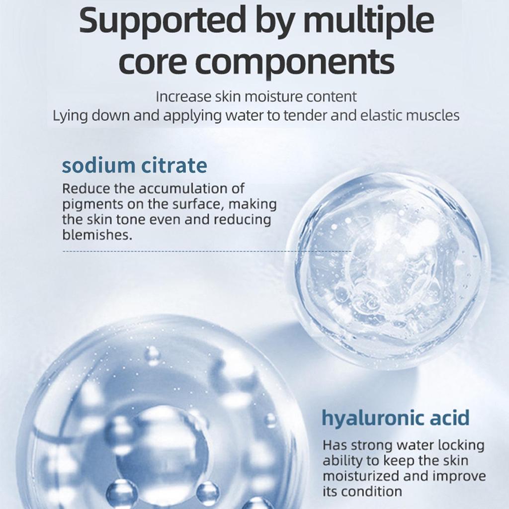 Korean Deep Collagen Whitening Face Mask, Gel Sheet, 5-Pack