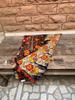 Floraler Kantha-Quilt: Wendbare indische Baumwolldecke, Bohemian Bettwäsche