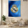 Real Madrid Cf Legacy Gold Blue Bedding 1 Duvet Cover 2 Pillowcase Without Core Soft And Comfortable Bedding Set Duvet Cover And Pillowcase