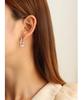 18K Gold-Plated Titanium Steel C-Shaped Slimming Earrings