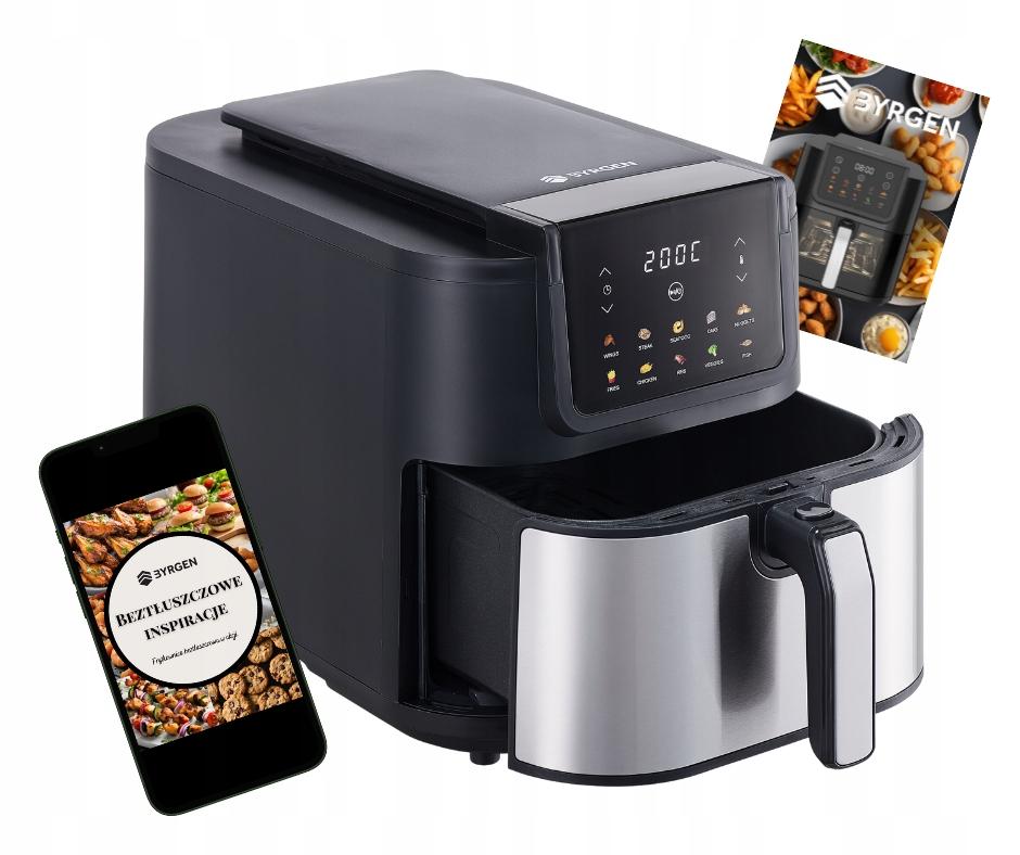 8L Air Fryer BYRGEN Large Bowl