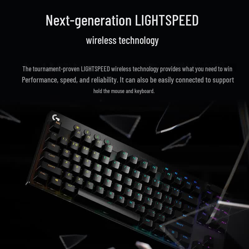 Logitech PRO X TKL Wireless RGB Mechanical Gaming Keyboard