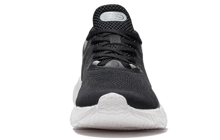 Li Ning Fabric Cushioning Slip Resistant Abrasion Resistant Low Top Casual Shoes Women's Black AGLS024-5