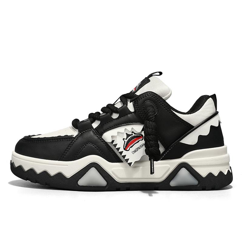 Tendință verzi pantofi casual bărbați de designer pantofi grosi Harajuku desene animate pentru bărbați pantofi cu platformă pentru tineret pantofi skateboard sport