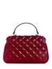 Guess GIULLY II Top Handle Flap Shoulder Red Bag, Women's,