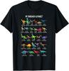 Alphabet A-Z ABC Types Of Dinosaurs Dino Identification T-Shirt Unisex T-Shirt