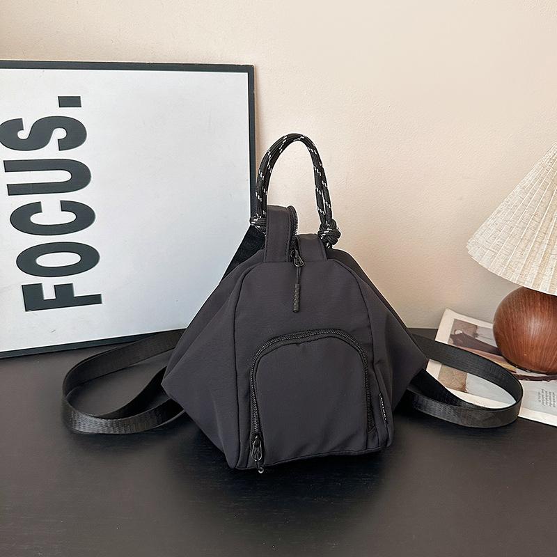 Casual Solid Color New Light and Fashionable 2025 New Multi-purpose Simple Large-capacity Shoulder Crossbody Women's Backpack Bag