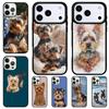 Yorkshire Terrier Dog Soft Shockproof Phone Case for iPhone 17 Air 16e 15 11 12 14 13 Pro Max Cover Coque