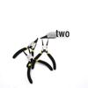 5" Industrial-Grade Multifunction Circlip Pliers - Dual-Use, Inner & Outer Straight, Manual Disassembly Tool
