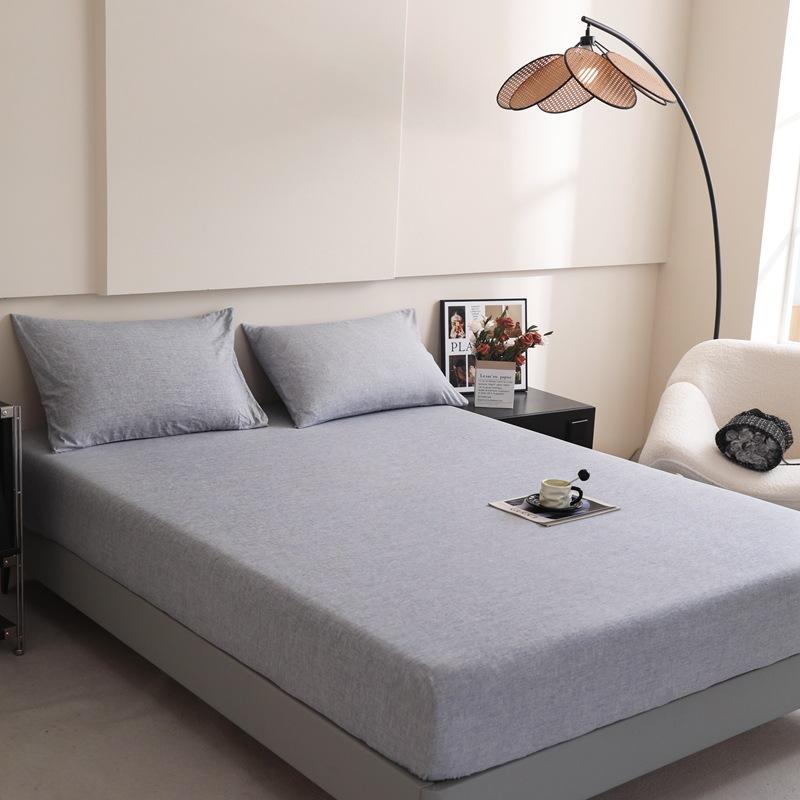 Kationische einteilige Matratze, staubdichter Matratzenschoner, gewaschene und polierte Vollfarbe, rutschfest, Simmons All-inclusive-Matratzenschoner.