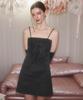 Rose Franz Big Ribbon Mini Dress [Black]