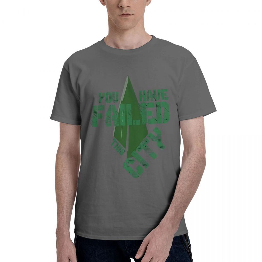 Unique Arrow Green 100 Cotton Casual Breathable Confortable Manga Mens Designer Clothes Men Clothes