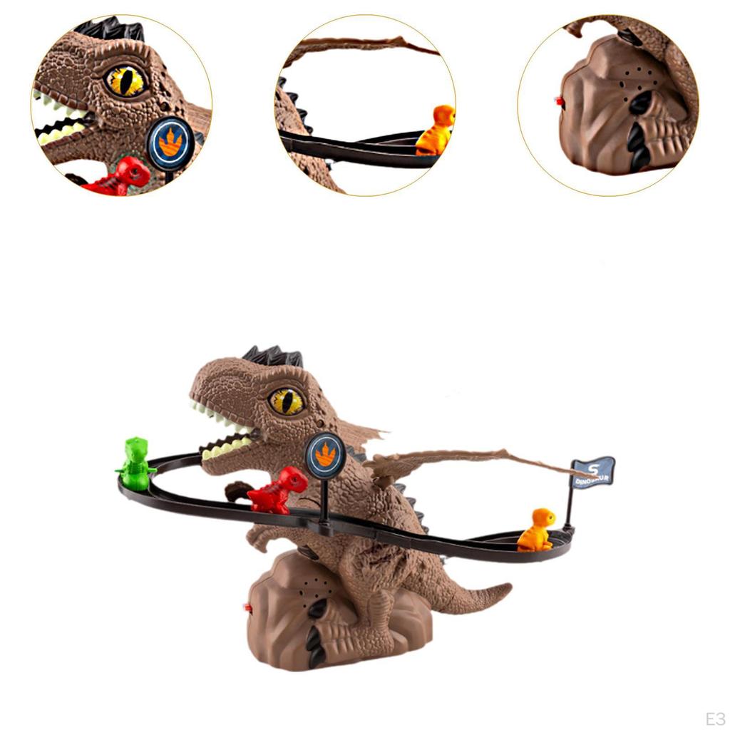 Dinosaur Climbing Slide Toy Roller Coaster Indoor Educational Climb Stairs for Baby