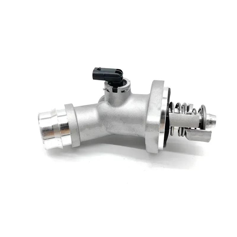 255002E085 25500-2E085 Engine Coolant Thermostat Assembly for Hyundai Elantra Kona Veloster for Kia Seltos Soul 2.0L