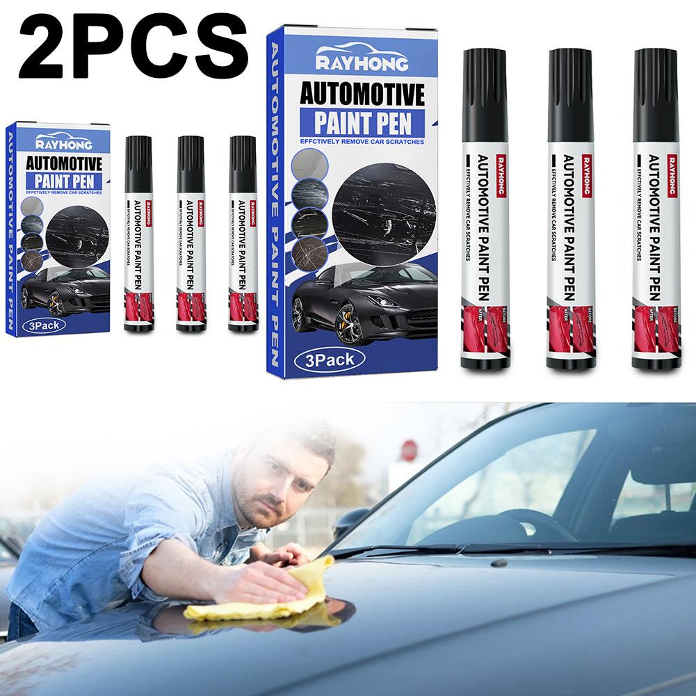 

Rayhong 3pcs Car Coat Scratch Repair Paint Pen Remover Scratch Care (Black) AU