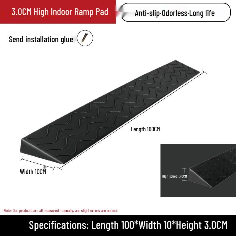 Threshold Uphill Ramp Mat for Indoor Sweeping Robots