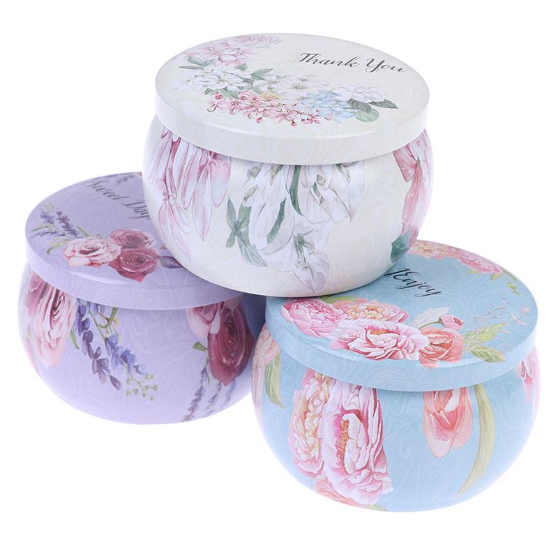 Empty Tinplate Box Tins Cans Jars Containers Wicks Sticker Centering Aroma DIY Candle Making Supplies