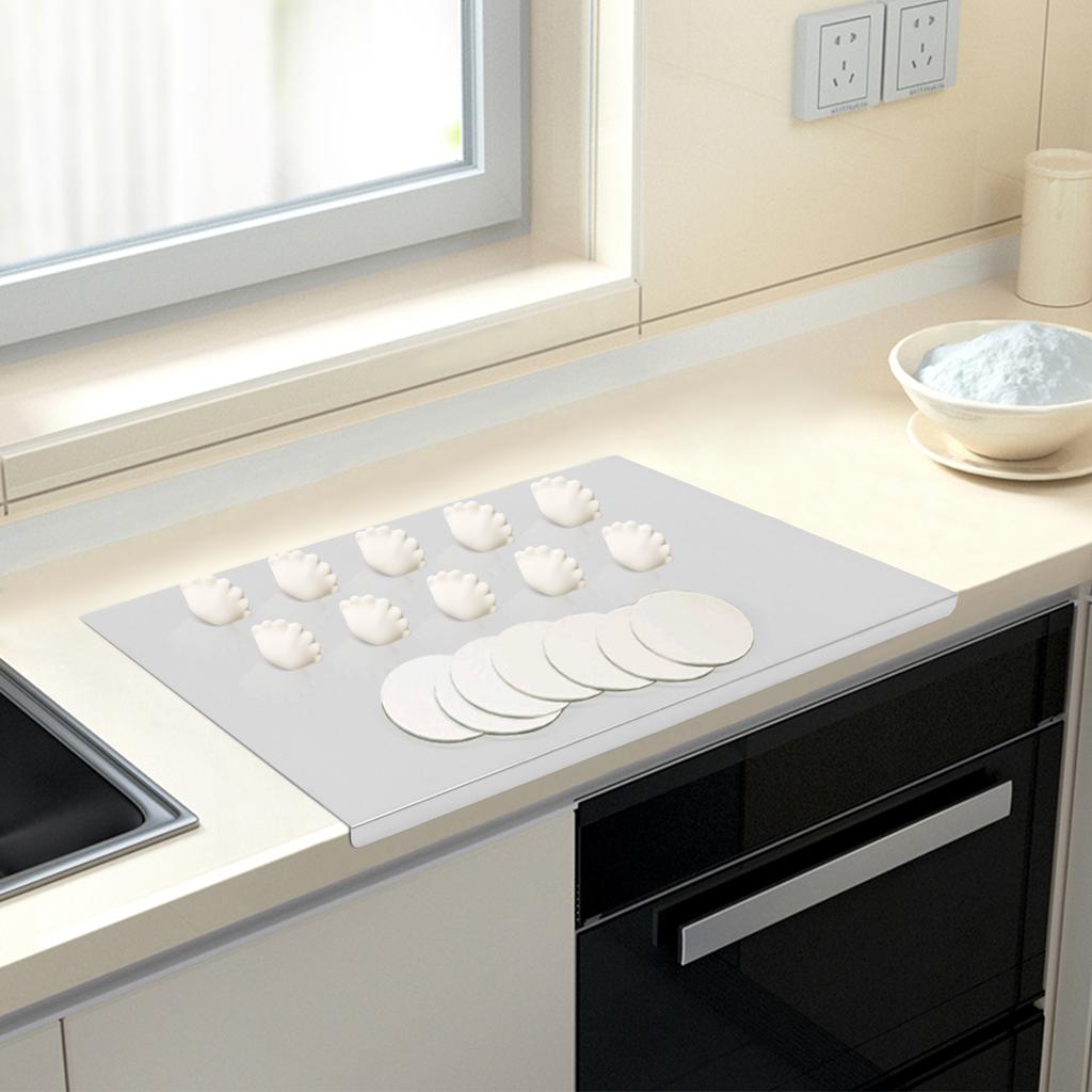 201 Edelstahl Hack- Schneidebrett, Arbeitsplatten-Schutz für die Küche, Große Größe 50x40cm - Langlebiges Lebensmittelzubereitungsbrett