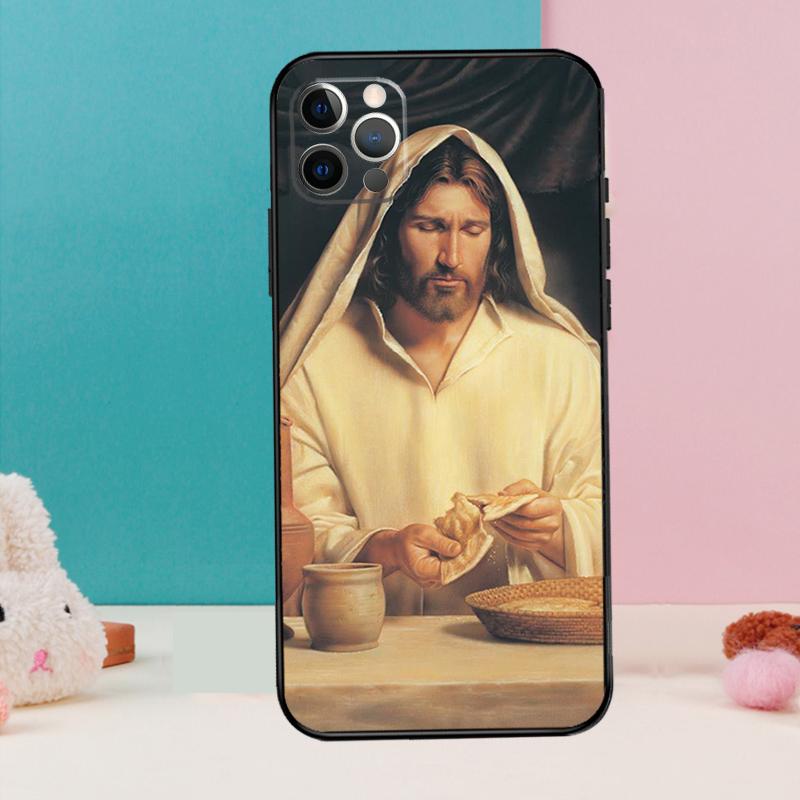 Gott Jesus Handyhülle Für iPhone 17 Air 16 15 14 12 11 13 Pro Max 12 13 mini 15 16 Plus 16e Hülle Coque